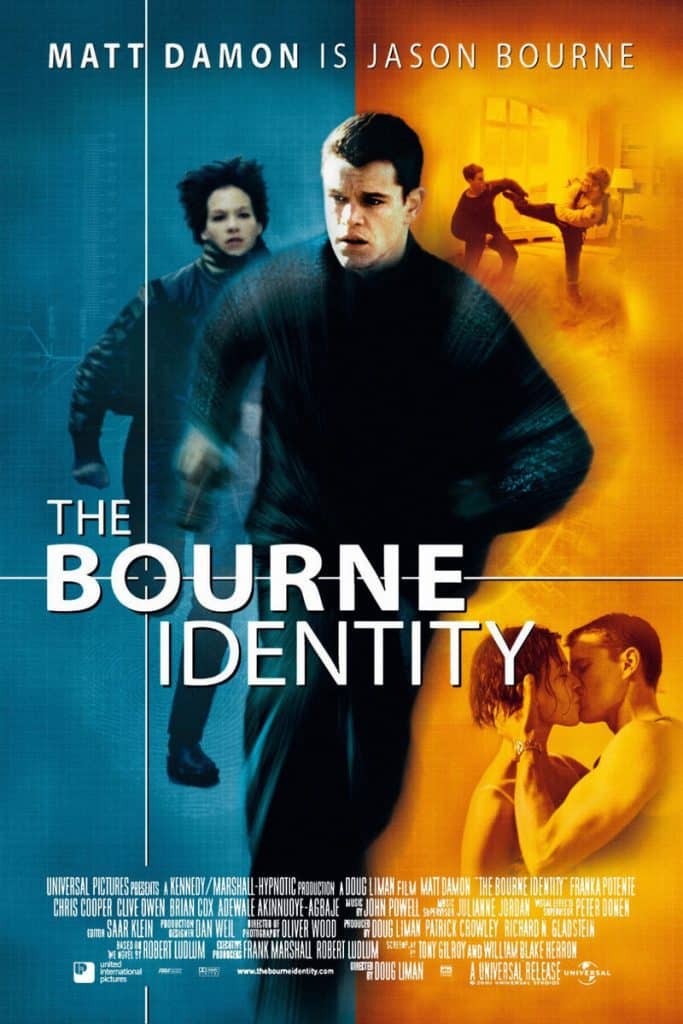 The Bourne Identity Cover Art Movie Poster